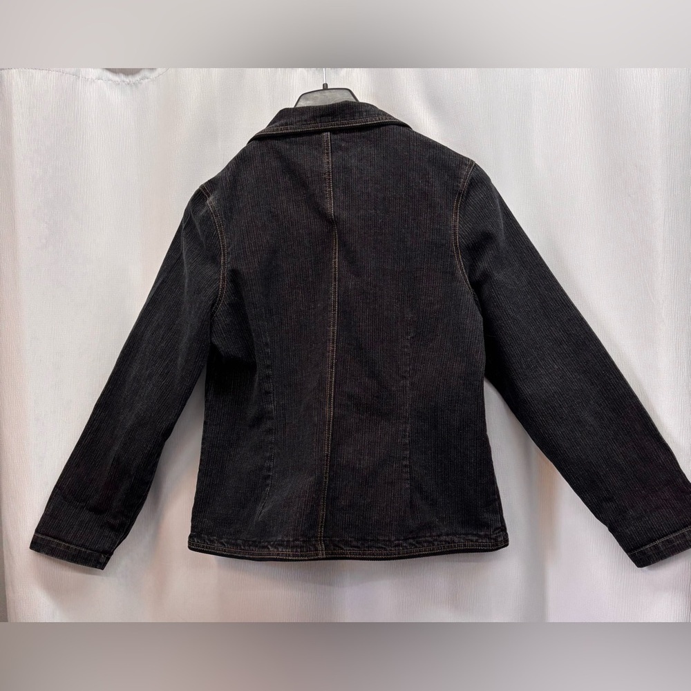 Lois Vintage Black Tailored Fit Jean Jacket - Picture 2 of 12